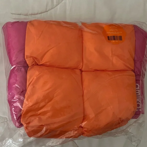 Amika Tote Bag with Pink and Orange Accents - Picture 2 of 8